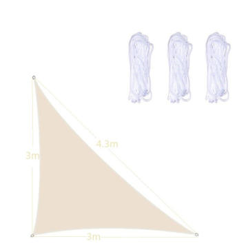 Triangle Super Heavy Duty Strengthen Garden SunShade Sail